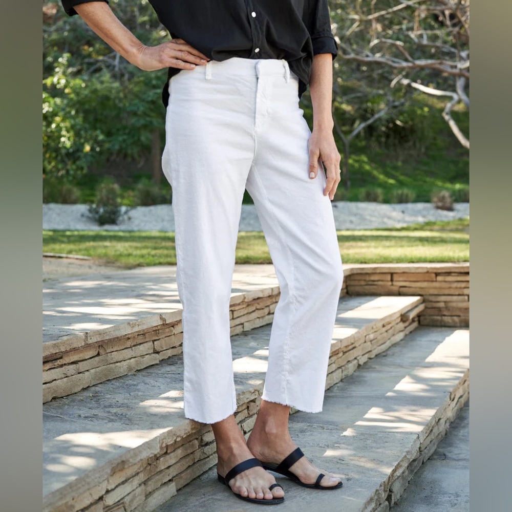 Frank & Eileen White Kinsale Pants Trousers Size 0